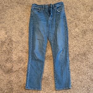 Madewell High-Rise Slim Boyjean